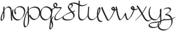 Rosemary Regular otf (400) Font LOWERCASE