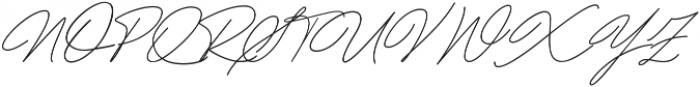 Rosemary Signature ttf (400) Font UPPERCASE