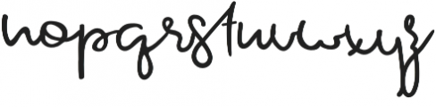 Rosemary and Lavender Script otf (400) Font LOWERCASE