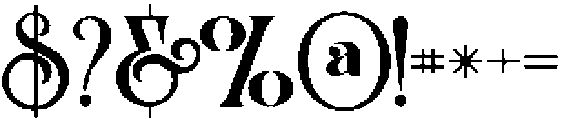Rosemary otf (400) Font OTHER CHARS