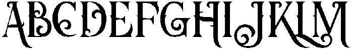 Rosemary otf (400) Font UPPERCASE