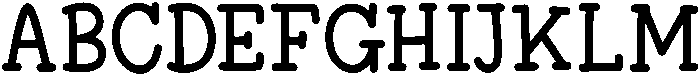 Rosemary otf (400) Font UPPERCASE