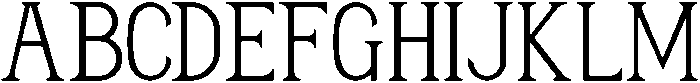 Rosemary otf (400) Font UPPERCASE