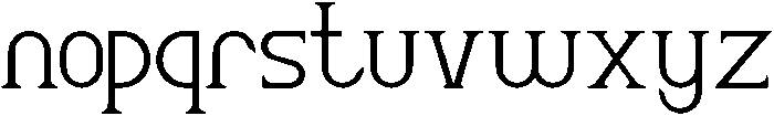 Rosemary otf (400) Font LOWERCASE