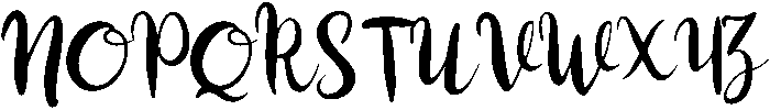 Rosemary otf (400) Font UPPERCASE