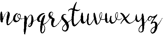 Rosemary otf (400) Font LOWERCASE