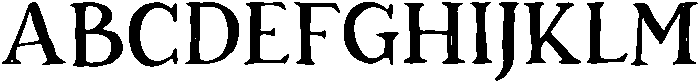 Rosemary otf (400) Font UPPERCASE