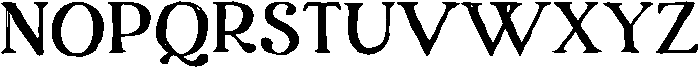 Rosemary otf (400) Font UPPERCASE