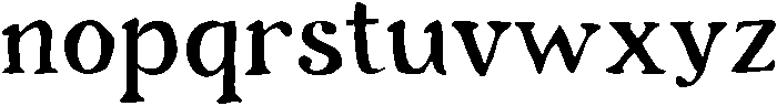 Rosemary otf (400) Font LOWERCASE
