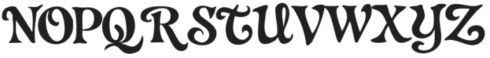 Rosemire Regular otf (400) Font UPPERCASE