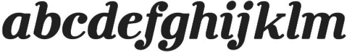 Rosengarten Serif Italic otf (400) Font LOWERCASE