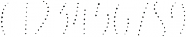 Roseroot Cottage Serif Dot Fill otf (400) Font OTHER CHARS