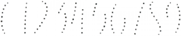 Roseroot Cottage Serif Dot Fill ttf (400) Font OTHER CHARS