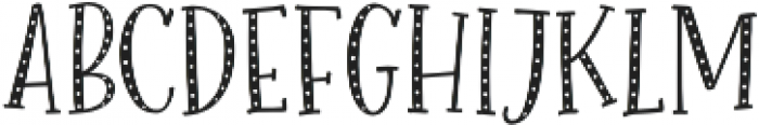 Roseroot Cottage Serif Dot otf (400) Font LOWERCASE