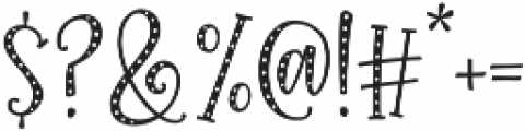 Roseroot Cottage Serif Dot ttf (400) Font OTHER CHARS