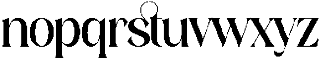 Roses Smyth Regular otf (400) Font LOWERCASE