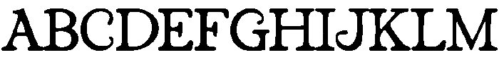 Rosetype Regular otf (400) Font UPPERCASE