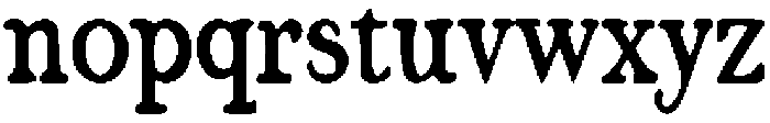 Rosetype Regular otf (400) Font LOWERCASE