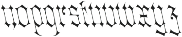 Rosevart Reverse Italic otf (400) Font LOWERCASE