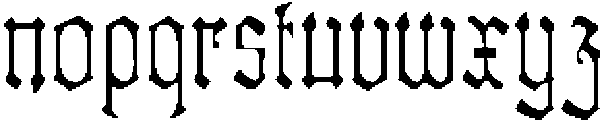 RosevartDrawn-Regular otf (400) Font LOWERCASE