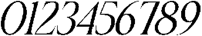 Rosevine CYRILLIC Oblique otf (400) Font OTHER CHARS