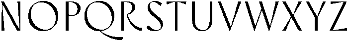 Rosewater Regular otf (400) Font UPPERCASE