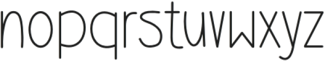 RoseyFont Regular otf (400) Font LOWERCASE
