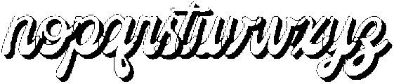 Roshalique 3D otf (400) Font LOWERCASE