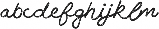 Rosie Script Rough otf (400) Font LOWERCASE