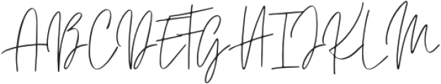 RosieSignature Regular otf (400) Font UPPERCASE