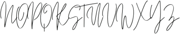 RosieSignature Regular otf (400) Font UPPERCASE