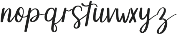 Rosique Regular otf (400) Font LOWERCASE