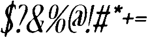 Rosmanic Drawn Italic otf (400) Font OTHER CHARS