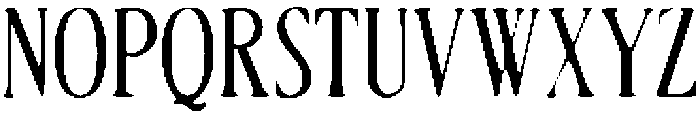 RosmanicDrawn-Regular otf (400) Font UPPERCASE