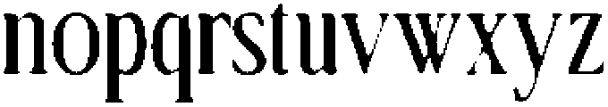 RosmanicDrawn-Regular otf (400) Font LOWERCASE