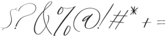 RossalineScript-Regular otf (400) Font OTHER CHARS