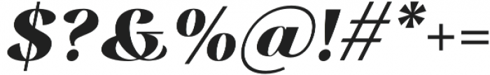 Rossanova Extra Bold Italic otf (700) Font OTHER CHARS