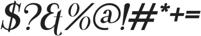 Rossans Italic otf (400) Font OTHER CHARS