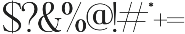 Rossena-Regular otf (400) Font OTHER CHARS