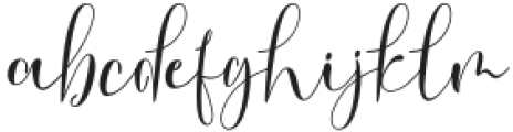 Rostalina Signature Regular otf (400) Font LOWERCASE