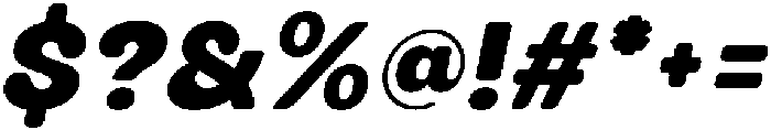 Rostela Italic otf (400) Font OTHER CHARS