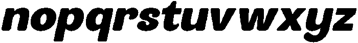 Rostela Italic otf (400) Font LOWERCASE