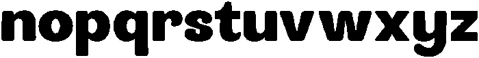 Rostela Regular otf (400) Font LOWERCASE