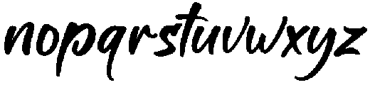 Roster York Regular otf (400) Font LOWERCASE