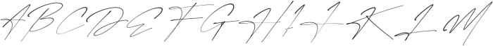 Rostera Signature Italic otf (400) Font UPPERCASE