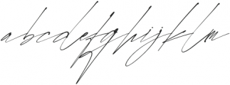 Rostera Signature Italic otf (400) Font LOWERCASE