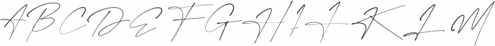 Rostera Signature otf (400) Font UPPERCASE