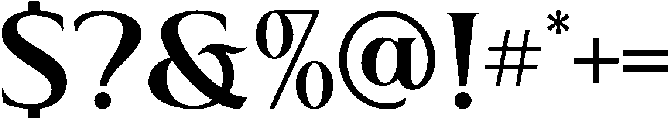 Rostera otf (400) Font OTHER CHARS
