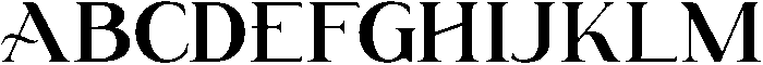 Rostera otf (400) Font UPPERCASE
