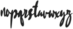 Rosteska-Regular otf (400) Font LOWERCASE